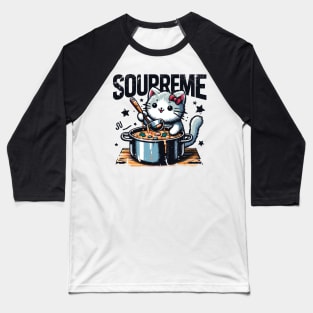 Feline Chef's Soupreme Baseball T-Shirt